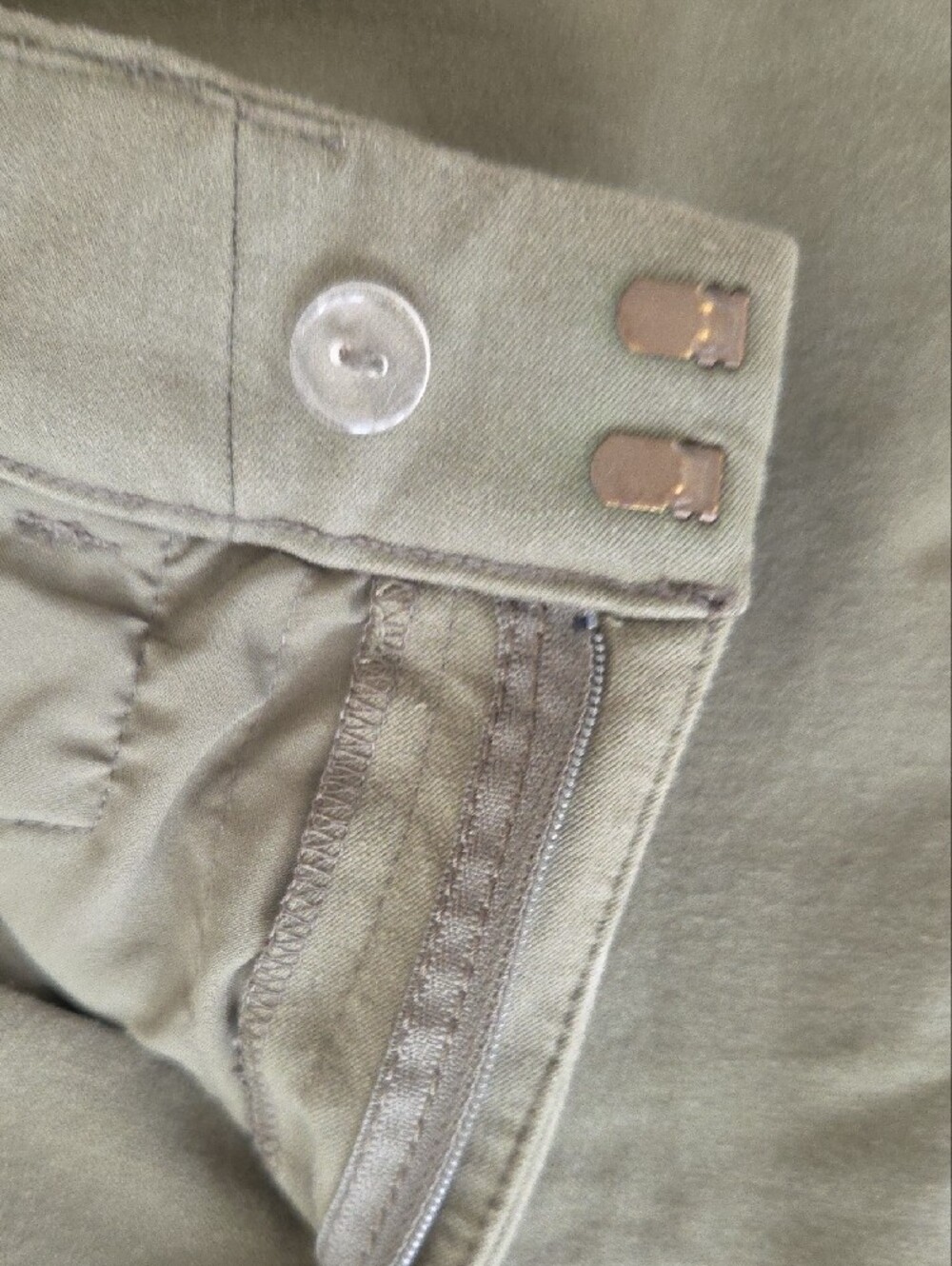 Old Navy Olive Green Straight-Leg Pants - Picture 5 of 6